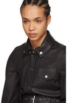 Thumbnail for your product : J.W.Anderson Black Belted Leather Jacket
