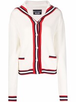 Thumbnail for your product : Boutique Moschino Stripe-Trim Cardigan