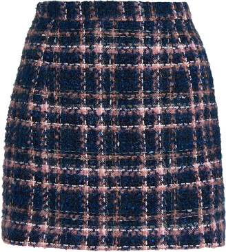 Mytheresa Women Clothing Skirts Mini Skirts Checked tweed miniskirt 