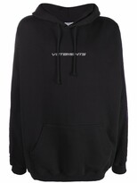 Thumbnail for your product : Vetements Logo-Stripe Hoodie