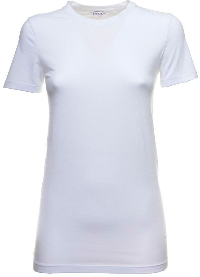 Brunello Cucinelli Women's T-shirts | Shop the world's largest 