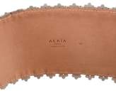 Thumbnail for your product : Alaia Laser Cut Ponyhair Belt w/ Tags