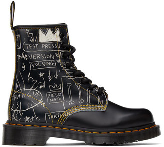 Dr. Martens Black Jean-Michel Basquiat Edition 1460 Boots