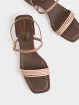 Thumbnail for your product : Charles & Keith Open Square Toe Heeled Sandals