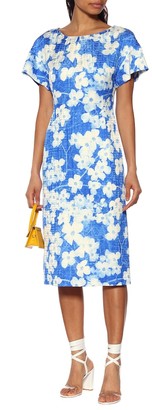 Dries Van Noten Floral cotton-blend dress