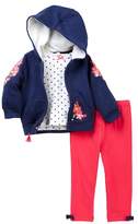 Thumbnail for your product : Little Me Embroidered Hoodie and Legging (Baby Girls)