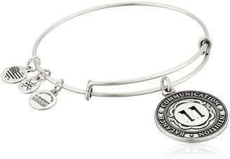 Alex and Ani Numerology" Number Eight, Expandable Wire Bangle Charm Bracelet