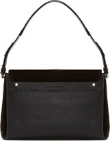 Thumbnail for your product : Proenza Schouler Black Suede Elliot Shoulder Bag