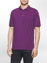 Thumbnail for your product : Calvin Klein Classic Fit Liquid Cotton Striped Polo Shirt