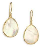 Thumbnail for your product : Ippolita Polished Rock Candy Mother-Of-Pearl & 18K Yellow Gold Mini Teardrop Earrings
