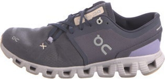 On Mesh Low Top Sneakers Purple Round-Toes Lace-Up Closure at Uppers