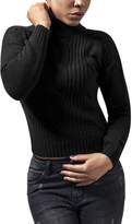Thumbnail for your product : Urban Classics Urban Classic Women's Ladies Short Turtleneck Sweater Jumper