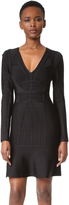 Thumbnail for your product : Herve Leger Luci V Neck Dress