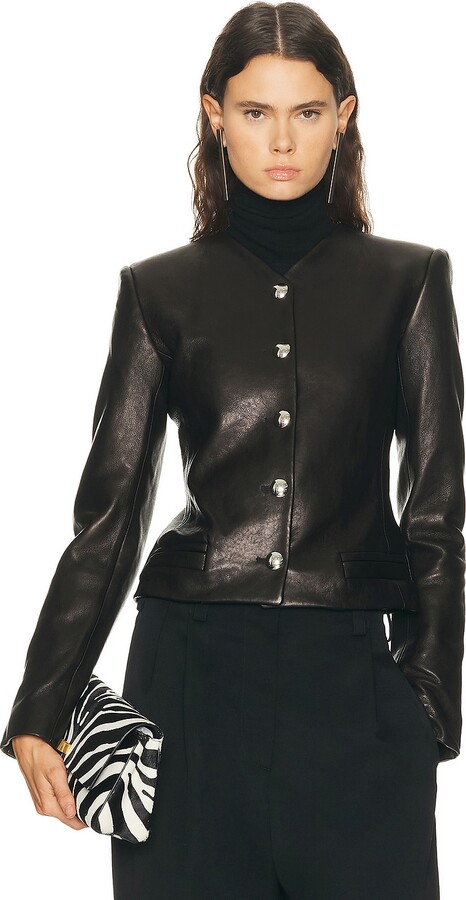 KHAITE Nara Jacket in Black