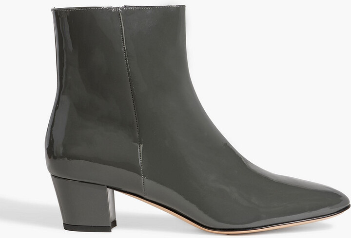 Gianvito Rossi Ginnie patent-leather ankle boots