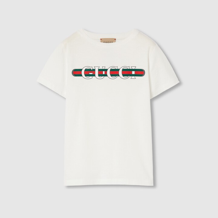 Gucci Children's printed cotton T-shirt