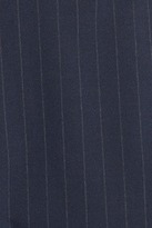 Thumbnail for your product : Vince Camuto Pinstripe Point Collar Fit & Flare Dress (Regular & Petite)