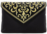 Thumbnail for your product : Kate Landry Embroidered Sequin Envelope Flap Clutch