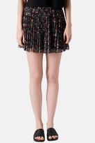 Thumbnail for your product : Topshop Floral Lace Pleat Miniskirt