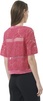 Thumbnail for your product : Rebecca Taylor Patch Lace Top