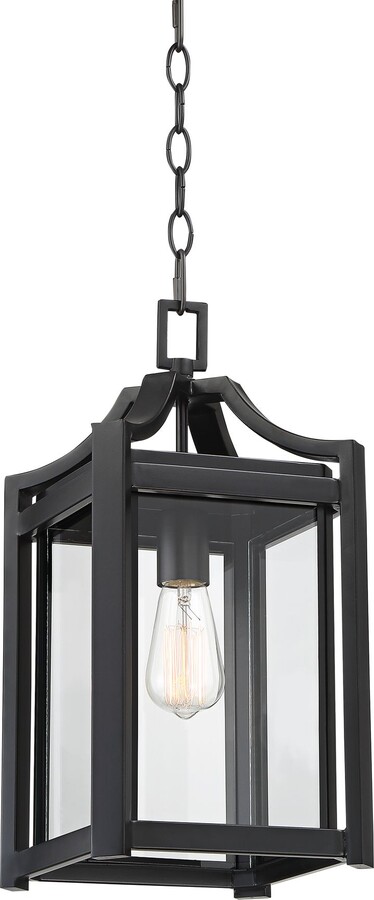 Franklin Iron Works Franklin Iron Rockford 17 1/4" High Black Outdoor Hanging Light
