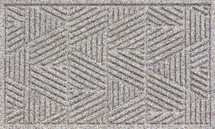 Apache Mills Triangulation Endurance Outdoor Doormat made with Nike Grind, 18" x 30"