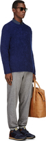 Thumbnail for your product : Band Of Outsiders Grey Wool Herringbone Cargo Pants
