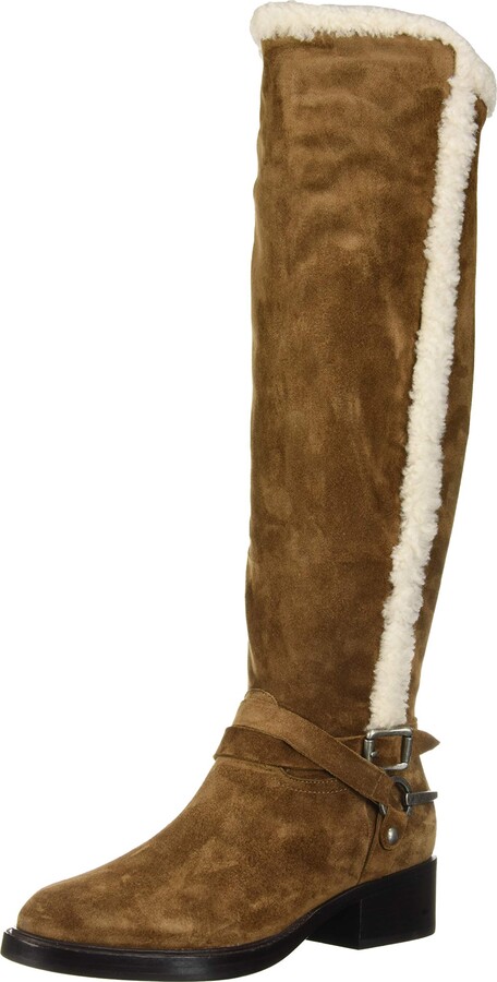 womens tall shearling boots