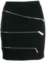 Thumbnail for your product : John Richmond zip detail mini skirt
