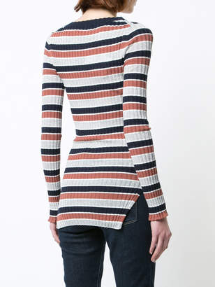 Apiece Apart striped slim fit sweater