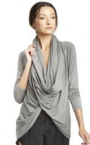Thumbnail for your product : Alice + Olivia Long Sleeve Drape Wrap Around