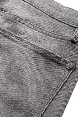 Frame Le High Straight-leg Jeans - Gray