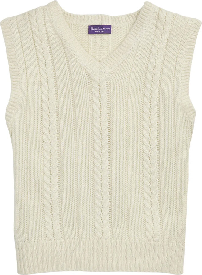 Cable-Knit Vest