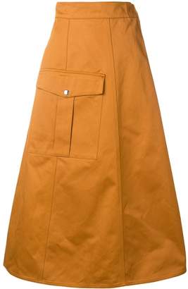 Barena long A-line skirt