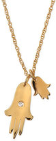Thumbnail for your product : Jennifer Zeuner Jewelry Faith Double Hamsa Charm Necklace