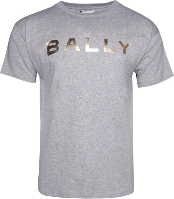 Bally logo-print mélange cotton T-shirt