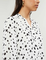 Thumbnail for your product : Ted Baker Heiike polka-dot loose-fit crepe shirt