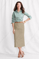 Thumbnail for your product : Lands' End Women's Plus Size Long Chino Skirt