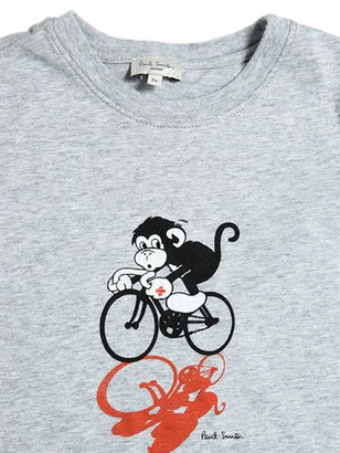 Paul Smith Monkey Printed Cotton Jersey T-Shirt