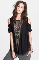 Thumbnail for your product : Free People Embroidered Mesh Top