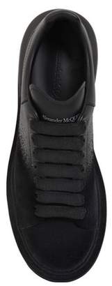 Alexander McQueen 45mm Flocked Leather Sneakers