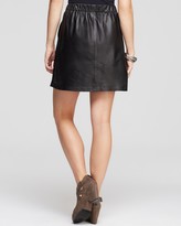 Thumbnail for your product : Eileen Fisher Leather Mini Skirt - The Fisher Project