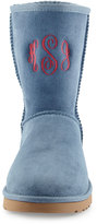 Thumbnail for your product : UGG Monogrammed Classic Short Boot, Dolphin Blue