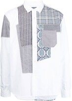Thumbnail for your product : Junya Watanabe Patchwork Long-Sleeve Shirt