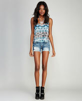 Thumbnail for your product : Wet Seal Boho Femme Printed Flyaway Tank