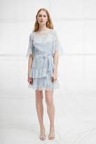 Thumbnail for your product : French Connection Alba Sheer Tie Waist Ruffle Dress