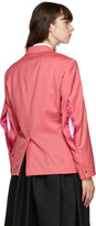 Thumbnail for your product : Comme des Garçons Homme Plus Pink Arm Slit Blazer