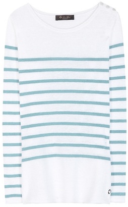 Loro Piana Striped linen sweater