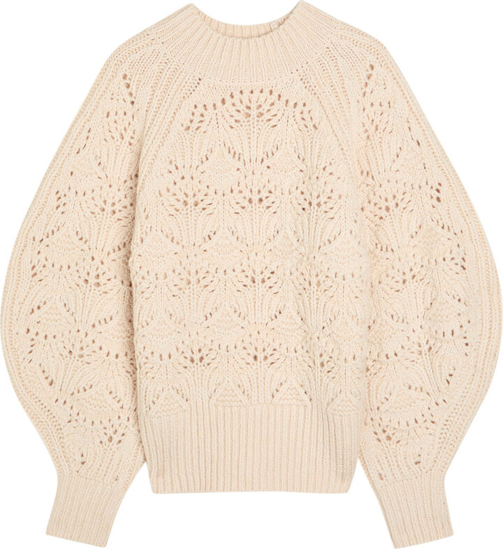 Zimmermann Hypnotic Cable-knit Wool Jumper