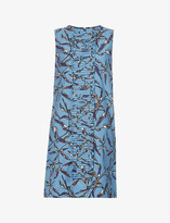 Thumbnail for your product : S Max Mara Nola floral cotton-poplin mini dress